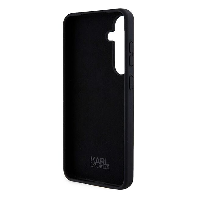 Husa premium pentru  Samsung Galaxy S24 Karl Lagerfeld superior quality - Negru 