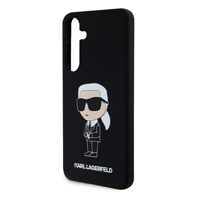 Husa premium pentru  Samsung Galaxy S24 Karl Lagerfeld superior quality - Negru 