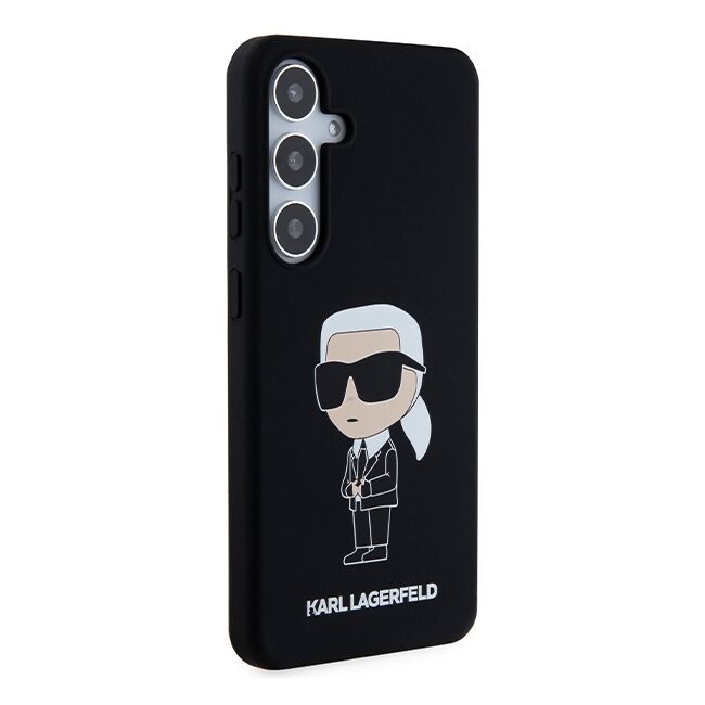 Husa premium pentru  Samsung Galaxy S24 Karl Lagerfeld superior quality - Negru 