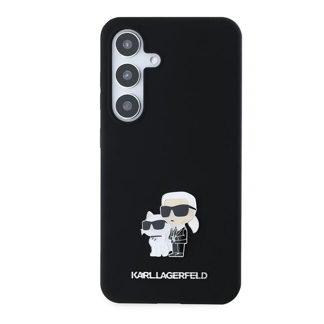 Husa premium pentru  Samsung Galaxy S24 Karl Lagerfeld superior quality - Negru denim
