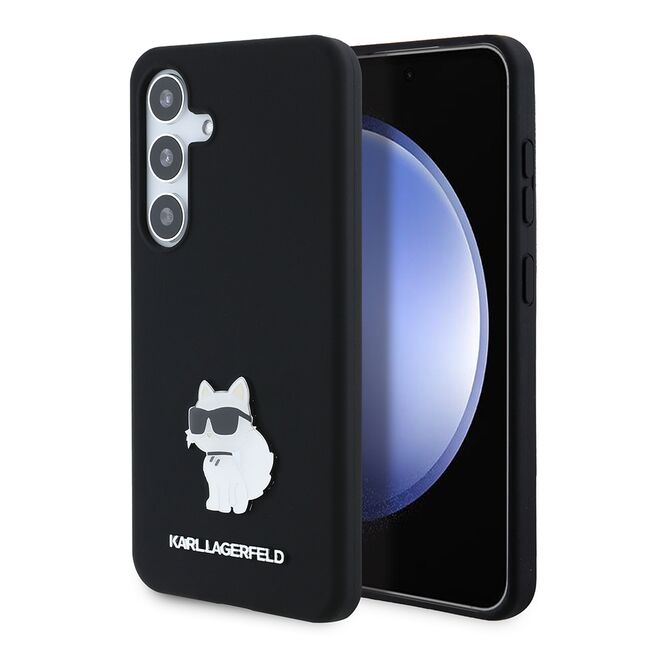 Husa premium pentru  Samsung Galaxy S24 Karl Lagerfeld superior quality - Negru electric