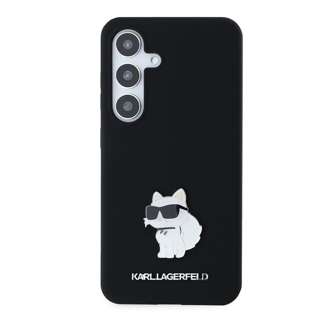 Husa premium pentru  Samsung Galaxy S24 Karl Lagerfeld superior quality - Negru electric