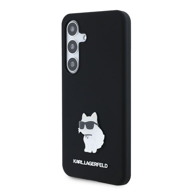 Husa premium pentru  Samsung Galaxy S24 Karl Lagerfeld superior quality - Negru electric
