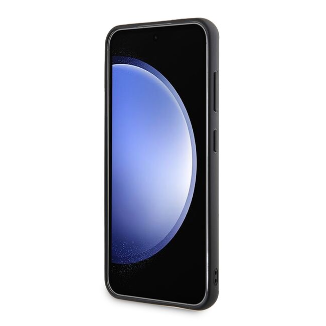 Husa premium pentru  Samsung Galaxy S24 Karl Lagerfeld superior quality - Negru fumuriu