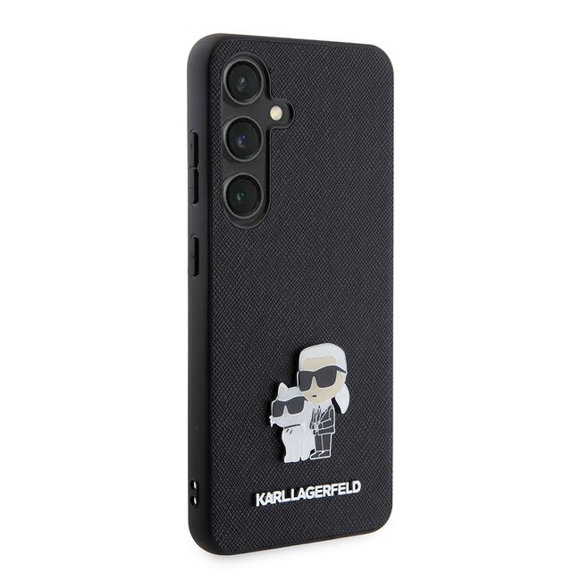 Husa premium pentru  Samsung Galaxy S24 Karl Lagerfeld superior quality - Negru grant