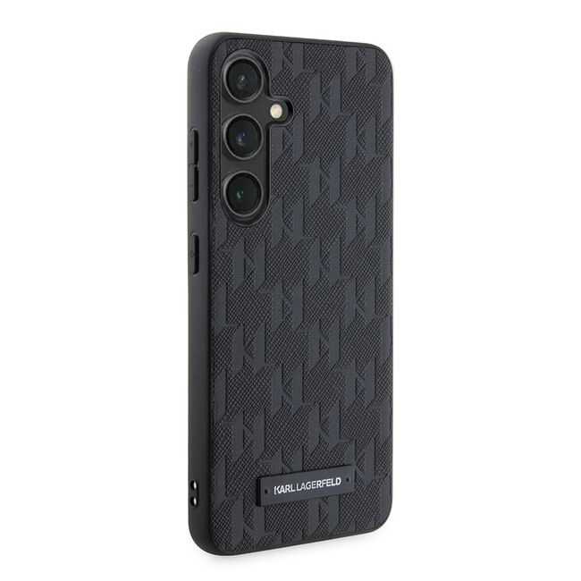Husa premium pentru  Samsung Galaxy S24 Karl Lagerfeld superior quality - Negru havana