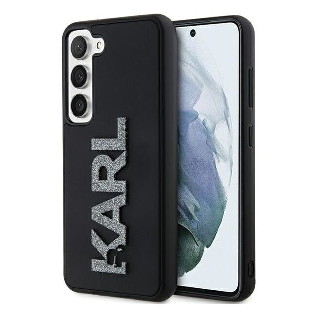 Husa premium pentru  Samsung Galaxy S24 Karl Lagerfeld superior quality - Negru imprimeu