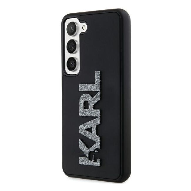 Husa premium pentru  Samsung Galaxy S24 Karl Lagerfeld superior quality - Negru imprimeu