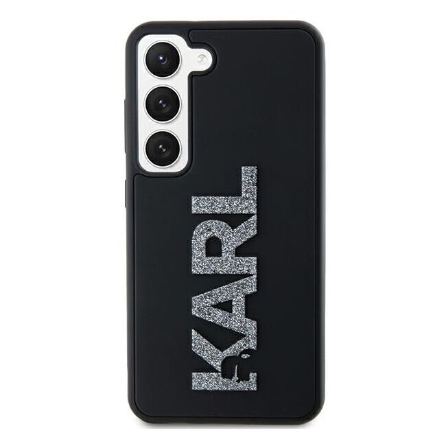 Husa premium pentru  Samsung Galaxy S24 Karl Lagerfeld superior quality - Negru imprimeu