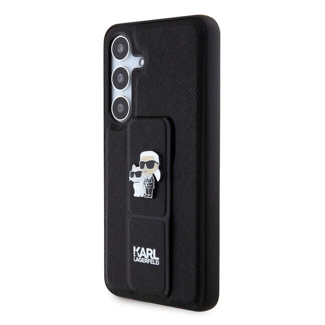 Husa premium pentru  Samsung Galaxy S24 Karl Lagerfeld superior quality - Negru intens