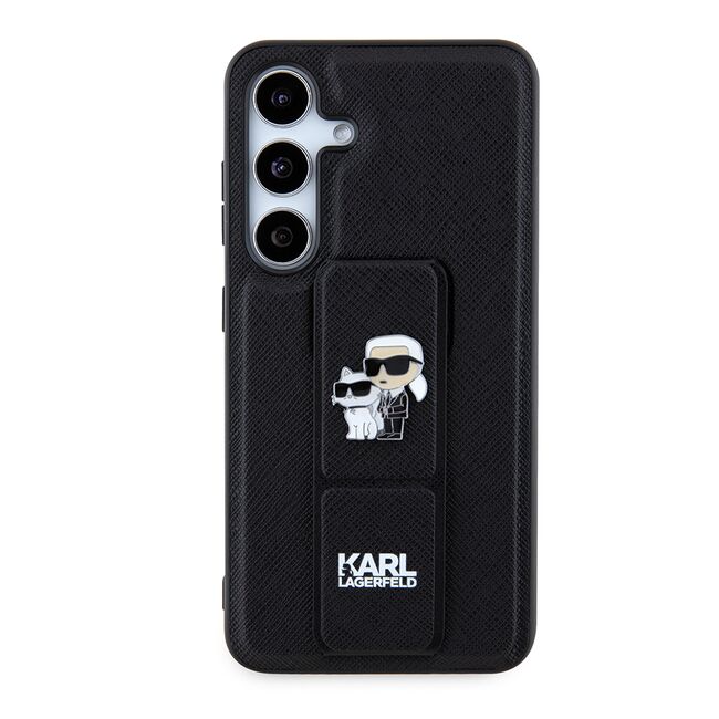 Husa premium pentru  Samsung Galaxy S24 Karl Lagerfeld superior quality - Negru intens