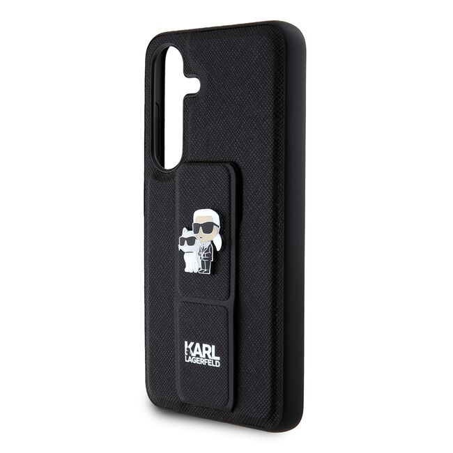 Husa premium pentru  Samsung Galaxy S24 Karl Lagerfeld superior quality - Negru intens