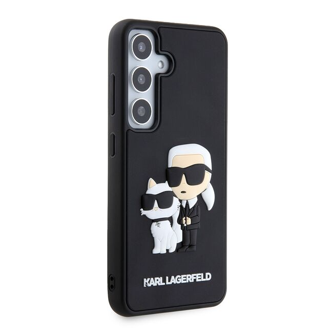 Husa premium pentru  Samsung Galaxy S24 Karl Lagerfeld superior quality - Negru oxid