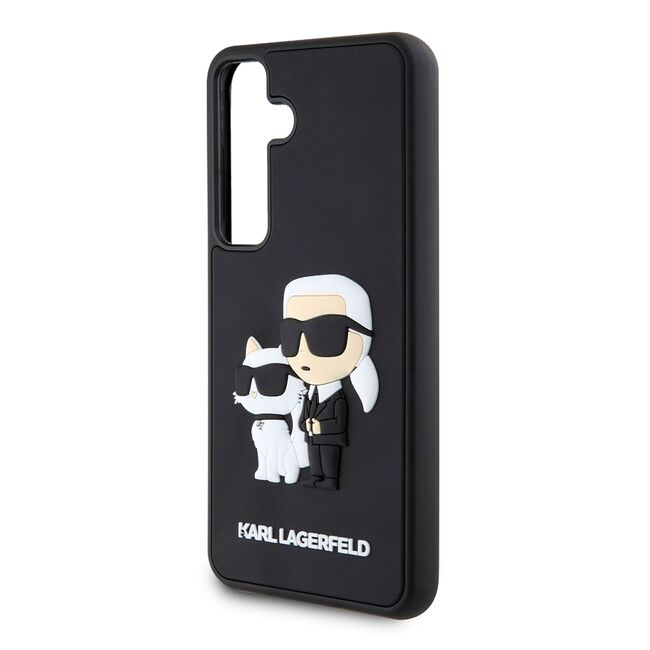 Husa premium pentru  Samsung Galaxy S24 Karl Lagerfeld superior quality - Negru oxid