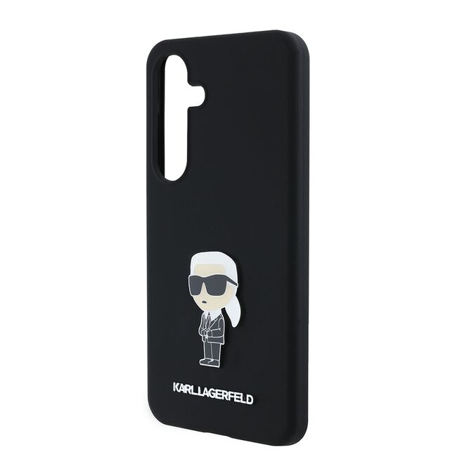 Husa premium pentru  Samsung Galaxy S24 Karl Lagerfeld superior quality - Negru royal