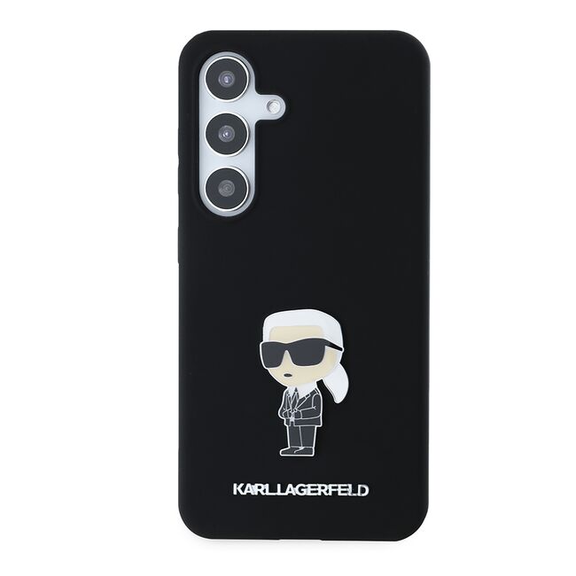 Husa premium pentru  Samsung Galaxy S24 Karl Lagerfeld superior quality - Negru royal