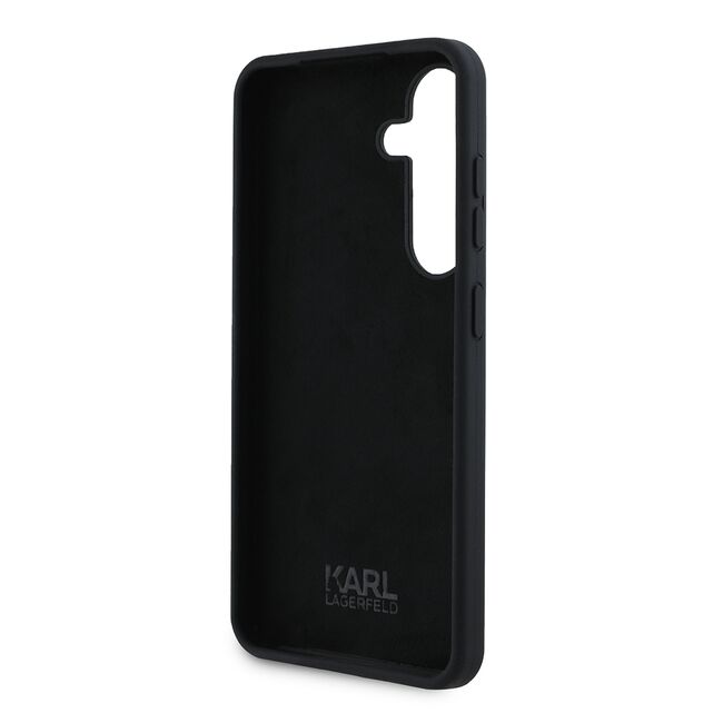 Husa premium pentru  Samsung Galaxy S24 Karl Lagerfeld superior quality - Negru royal
