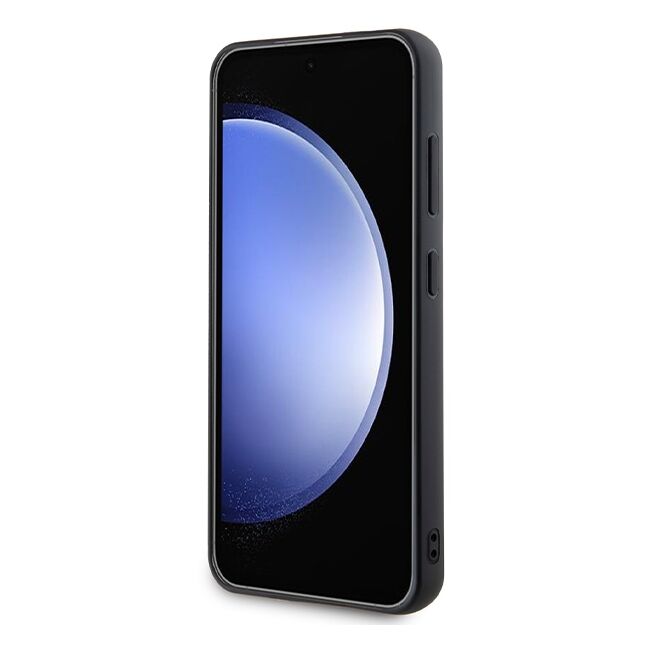 Husa premium pentru  Samsung Galaxy S24 Karl Lagerfeld superior quality - Negru texturat