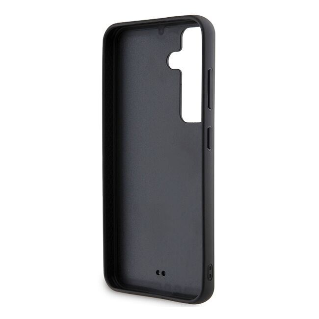 Husa premium pentru  Samsung Galaxy S24 Karl Lagerfeld superior quality - Negru texturat