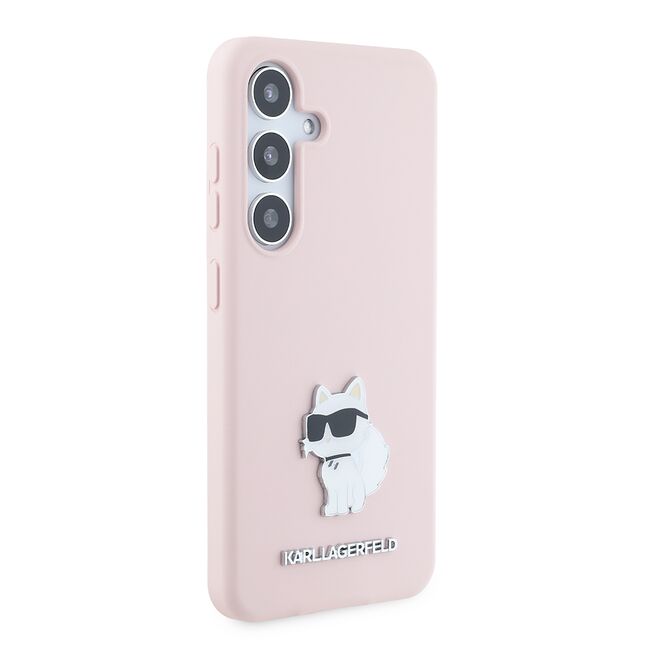 Husa premium pentru  Samsung Galaxy S24 Karl Lagerfeld superior quality - Roz