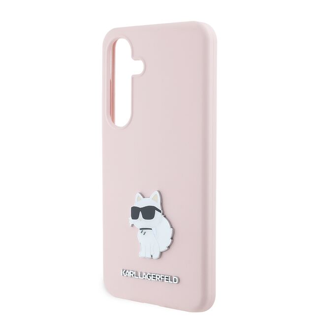 Husa premium pentru  Samsung Galaxy S24 Karl Lagerfeld superior quality - Roz