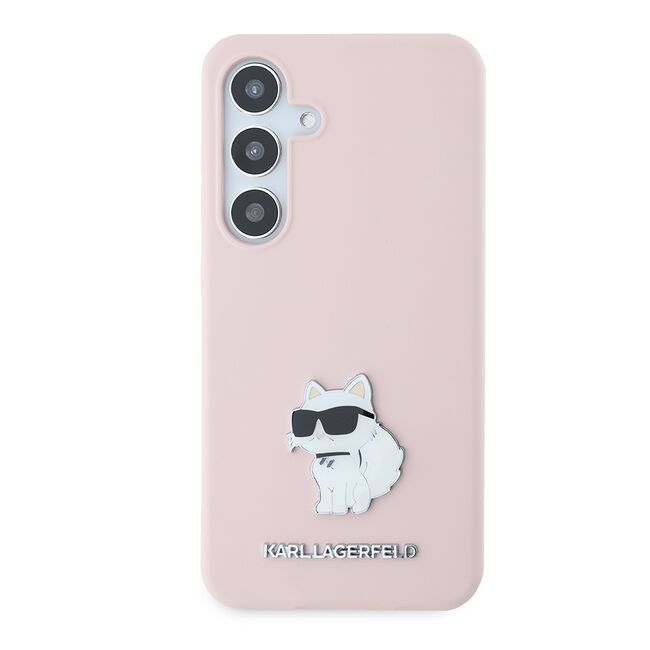 Husa premium pentru  Samsung Galaxy S24 Karl Lagerfeld superior quality - Roz