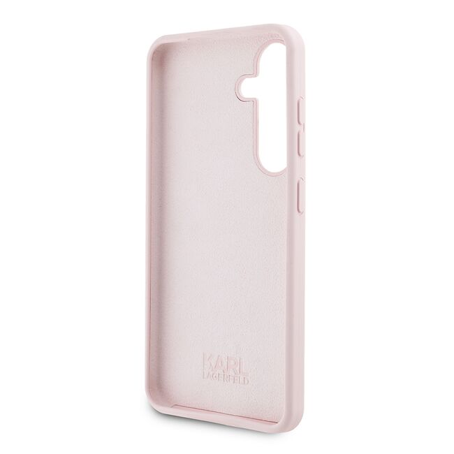 Husa premium pentru  Samsung Galaxy S24 Karl Lagerfeld superior quality - Roz