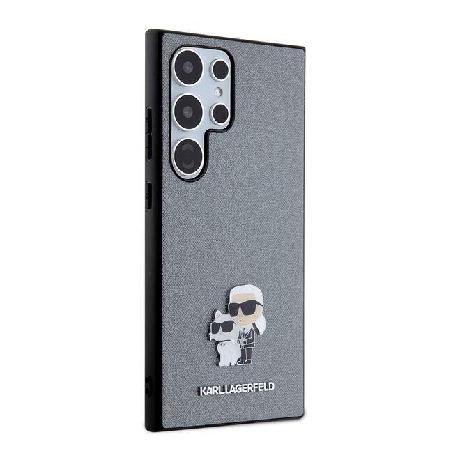 Husa premium pentru  Samsung Galaxy S24 Ultra Karl Lagerfeld superior quality - Gri