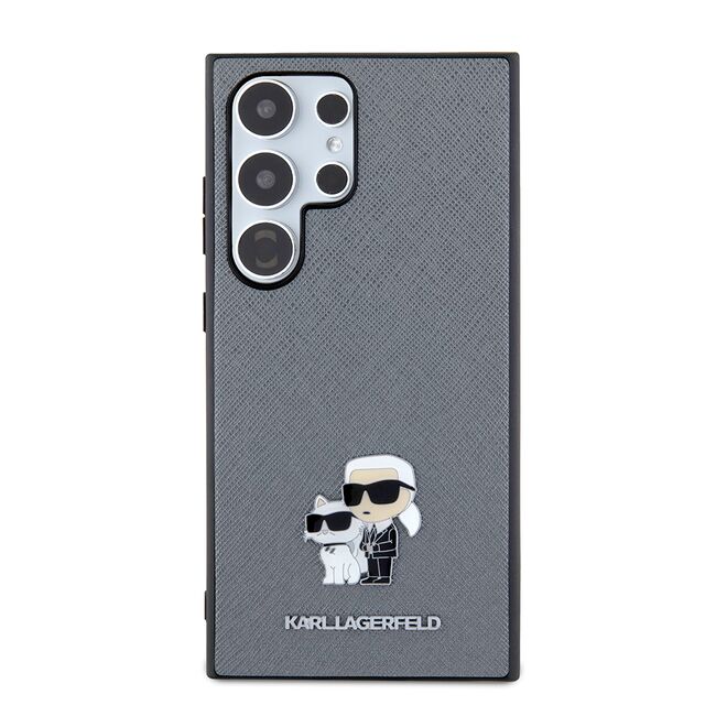 Husa premium pentru  Samsung Galaxy S24 Ultra Karl Lagerfeld superior quality - Gri