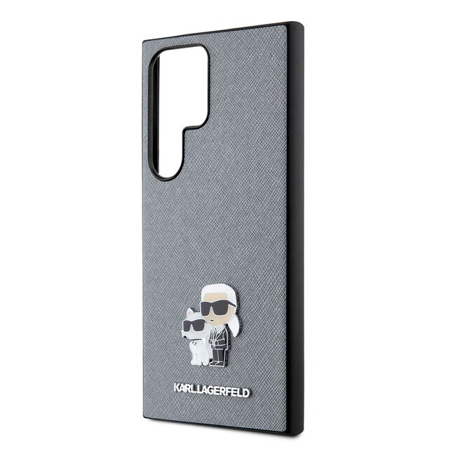 Husa premium pentru  Samsung Galaxy S24 Ultra Karl Lagerfeld superior quality - Gri