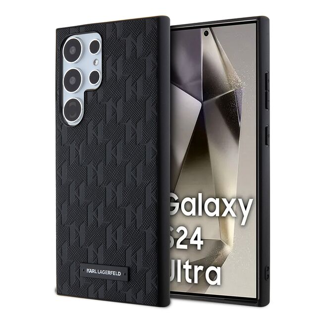 Husa premium pentru  Samsung Galaxy S24 Ultra Karl Lagerfeld superior quality - Negru Royal