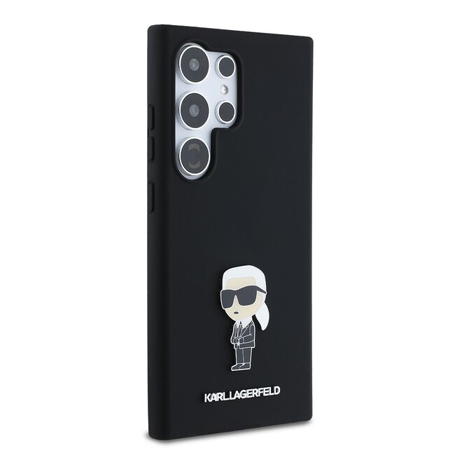 Husa premium pentru  Samsung Galaxy S24 Ultra Karl Lagerfeld superior quality - Negru alb