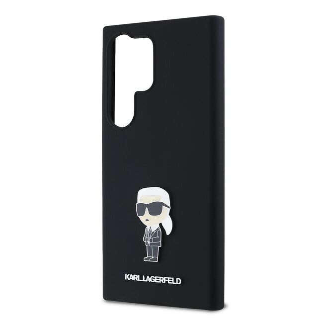 Husa premium pentru  Samsung Galaxy S24 Ultra Karl Lagerfeld superior quality - Negru alb
