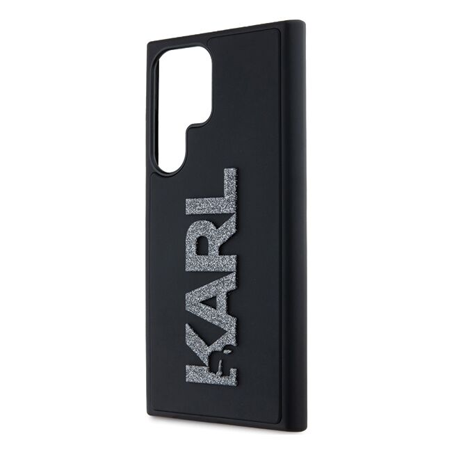 Husa premium pentru  Samsung Galaxy S24 Ultra Karl Lagerfeld superior quality - Negru deschis