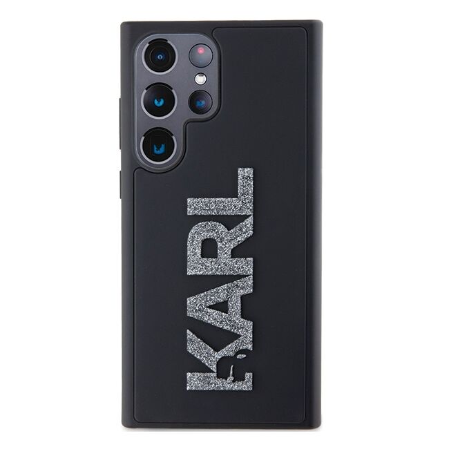 Husa premium pentru  Samsung Galaxy S24 Ultra Karl Lagerfeld superior quality - Negru deschis