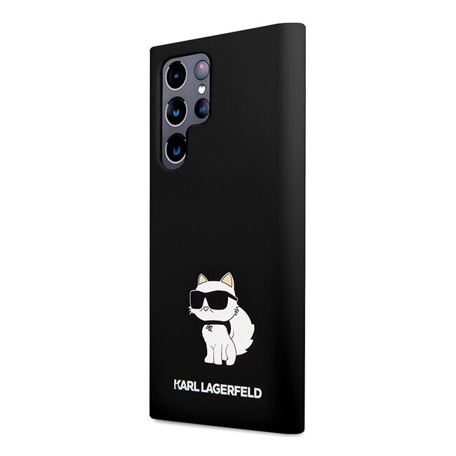 Husa premium pentru  Samsung Galaxy S24 Ultra Karl Lagerfeld superior quality - Negru gri