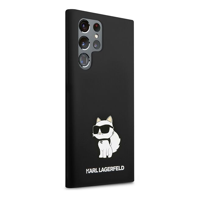 Husa premium pentru  Samsung Galaxy S24 Ultra Karl Lagerfeld superior quality - Negru gri
