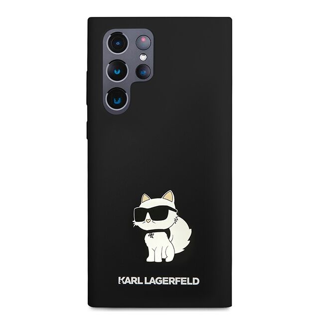Husa premium pentru  Samsung Galaxy S24 Ultra Karl Lagerfeld superior quality - Negru gri