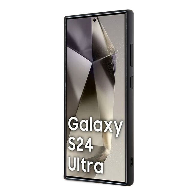 Husa premium pentru  Samsung Galaxy S24 Ultra Karl Lagerfeld superior quality - Negru inchis