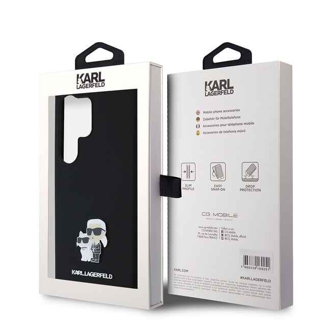 Husa premium pentru  Samsung Galaxy S24 Ultra Karl Lagerfeld superior quality - Negru