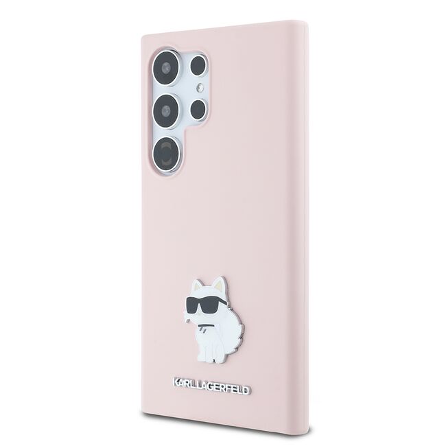 Husa premium pentru  Samsung Galaxy S24 Ultra Karl Lagerfeld superior quality - Roz