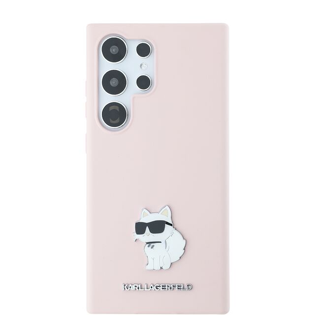 Husa premium pentru  Samsung Galaxy S24 Ultra Karl Lagerfeld superior quality - Roz