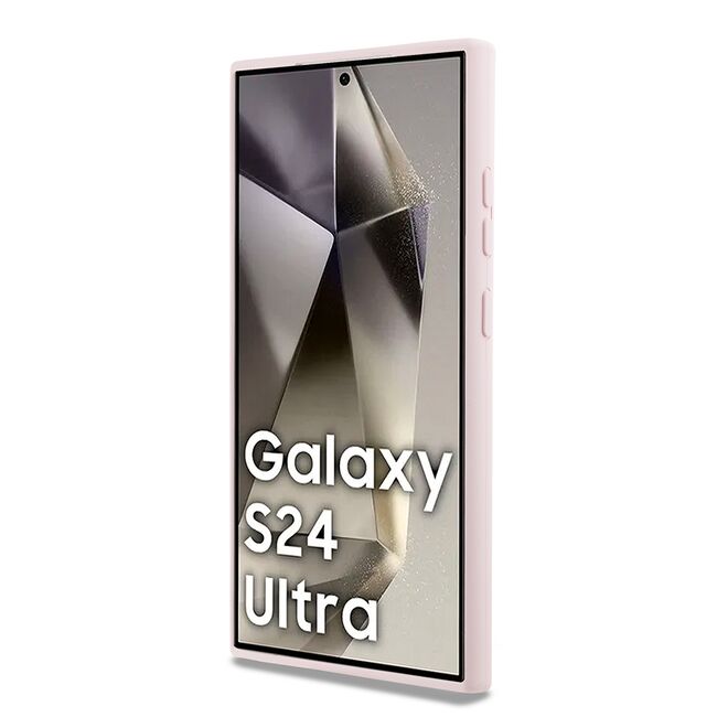 Husa premium pentru  Samsung Galaxy S24 Ultra Karl Lagerfeld superior quality - Roz