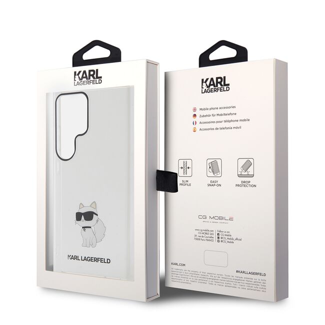 Husa premium pentru  Samsung Galaxy S24 Ultra Karl Lagerfeld superior quality - Transparent