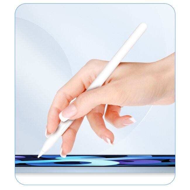 Stylus pencil USB-C, creion tableta Apple Techsuit V15, alb