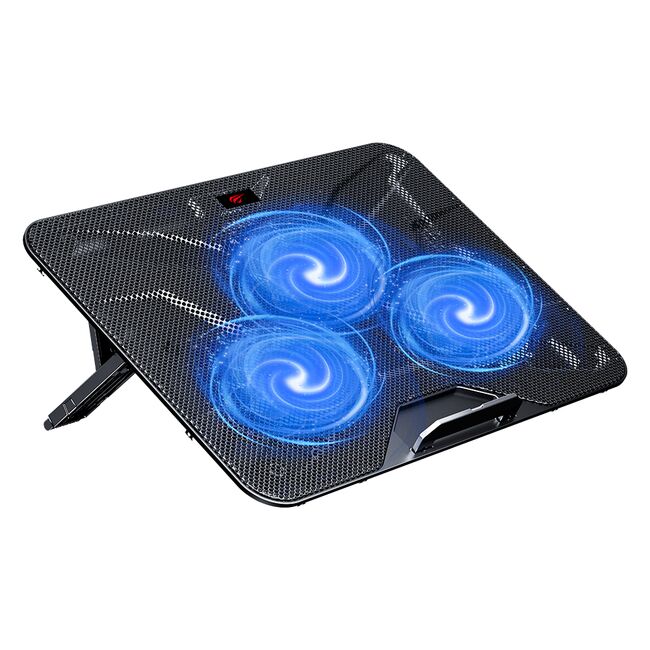 Cooler laptop ajustabil 9 - 18.3", 2x USB2.0, 1000 - 1200RPM, 3 Fans, Adjustable Speed, Havit F2067, negru