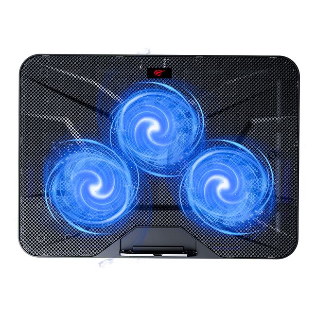 Cooler laptop ajustabil 9 - 18.3", 2x USB2.0, 1000 - 1200RPM, 3 Fans, Adjustable Speed, Havit F2067, negru