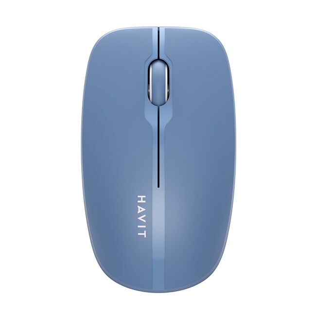 Mouse wireless pentru laptop 1600 DPI Havit MS53WB, albastru