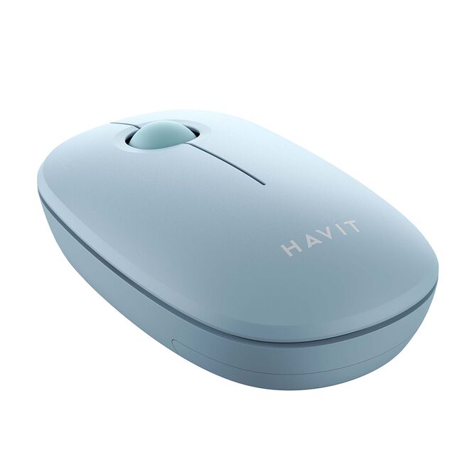 Mouse wireless 2.4GHz, 1600DPI Havit MS57GT, bleu