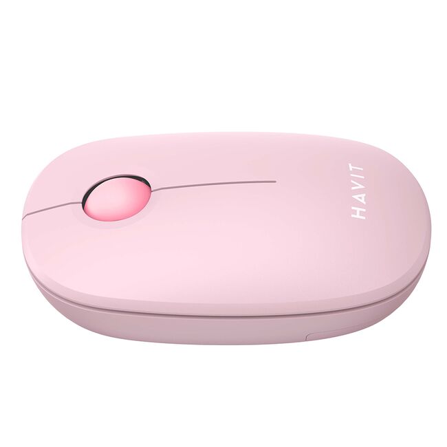Mouse wireless 2.4GHz, 1600DPI Havit MS57GT, roz